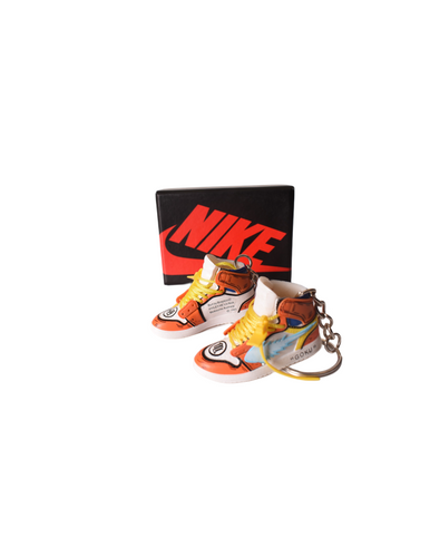 PORTE-CLES MINI SNEAKERS J1 "DBZ" (EXCLUSIVITÉ : BOÎTE + 2 PORTE-CLÉS) - Cashville
