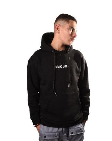 HOODIE ADJ "AMOUR" 401423 NOIR - Cashville