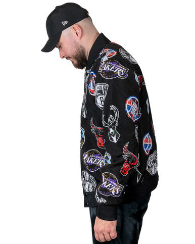 Blouson NBA All Over Print Noir New Era - Cashville