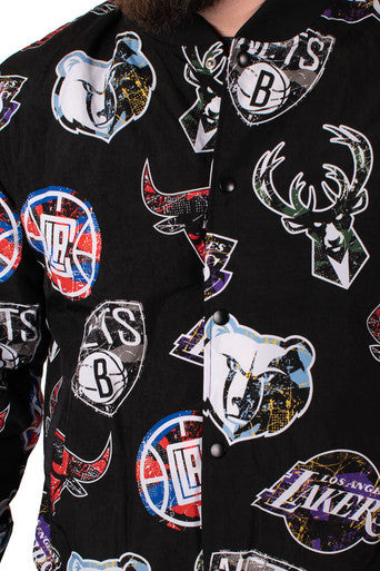 Blouson NBA All Over Print Noir New Era - Cashville