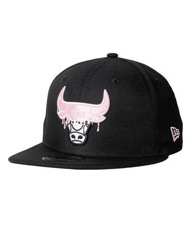 Casquette New Era Chicago Bulls NBA Team Drip Black 9FIFTY Noir - Cashville