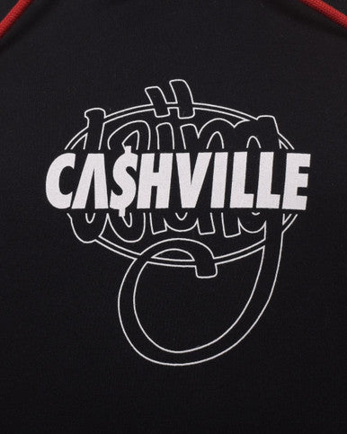 Hoodie Noir/Rouge Cashville Wrung - Cashville
