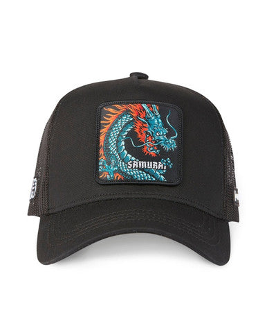 TRUCKER CAPSLAB DRAGON SAMOURAI NOIR - Cashville