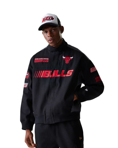 VESTE NEW ERA MOTORSPORT BULLS NOIR/ROUGE
