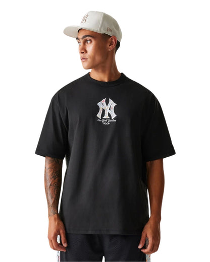 T-SHIRT NEW ERA INFILL NY YANKEES NOIR