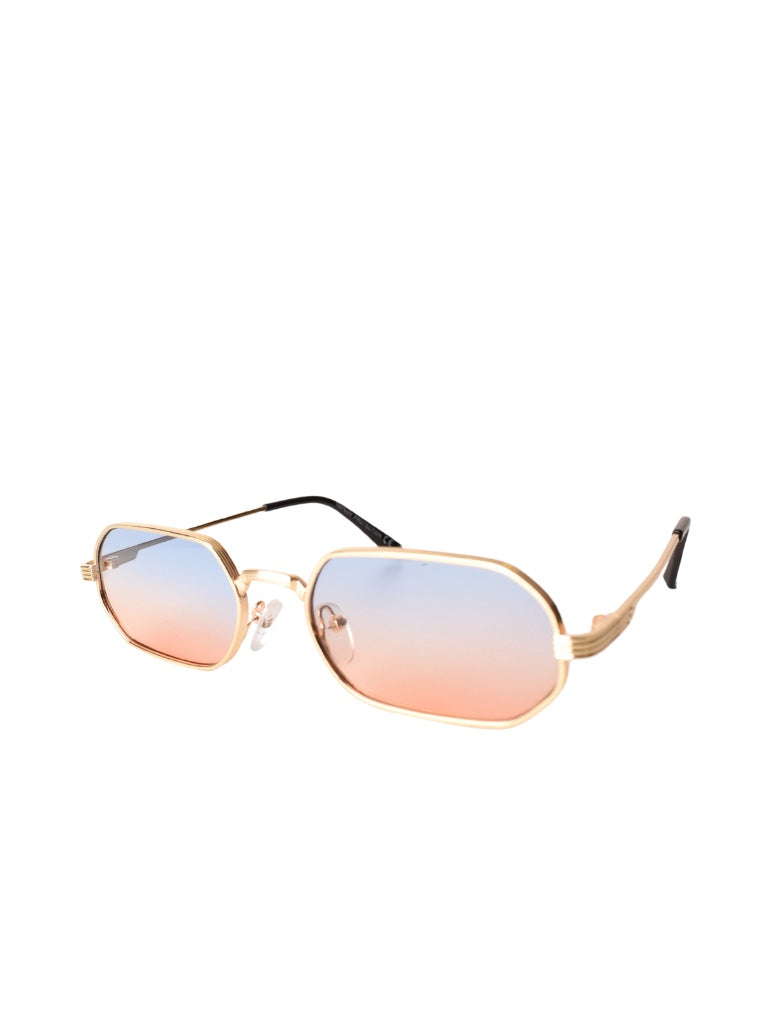 LUNETTES CENTRAL VISION BLEU/ORANGE OVALE