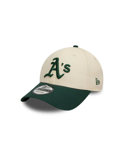 CASQUETTE 9FORTY CLR BLOCK OAKLAND A'S CREME/VERT