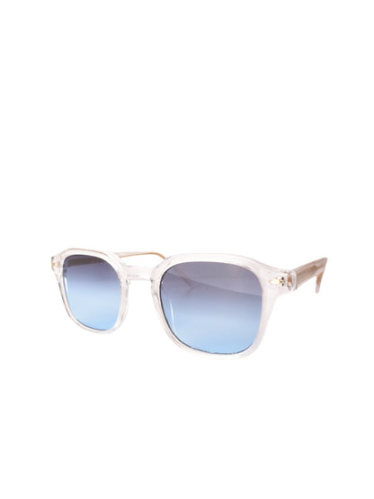 LUNETTES CENTRAL VISION BLEU/NOIR MONTURE TRANSPARANTE