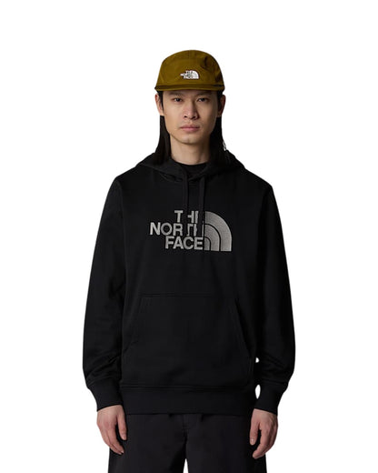 HOODIE THE NORTH FACE DREW PEAK NOIR LOGO GRIS