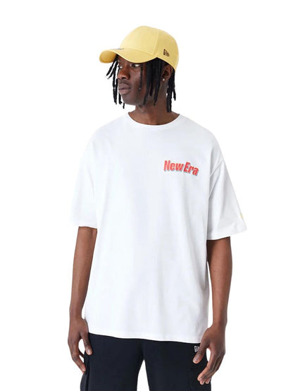 T-SHIRT OVERSIZE NEW ERA CACTUS BLANC