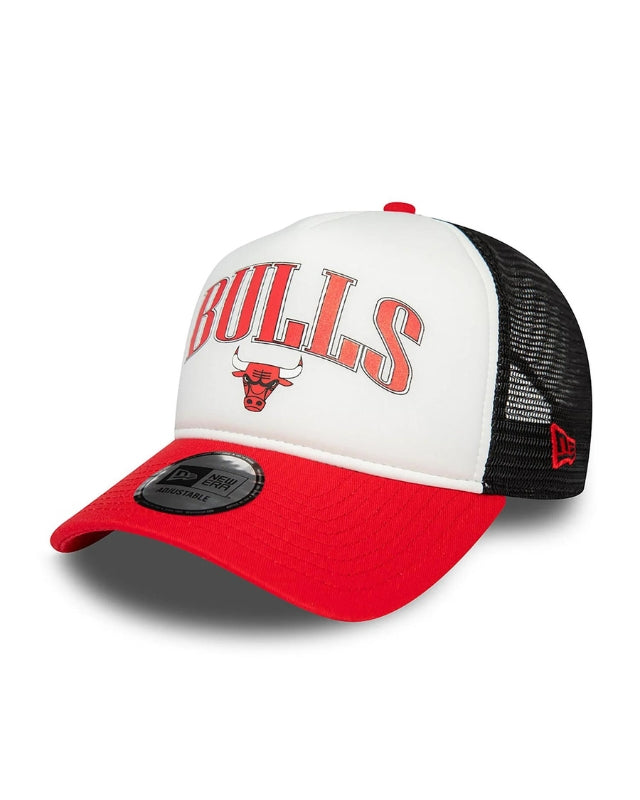 TRUCKER NEW ERA ROUGE CHICAGO BULLS