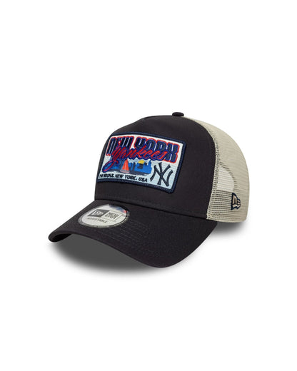 TRUCKER NEW ERA MLB PATCH NY YANKEES
