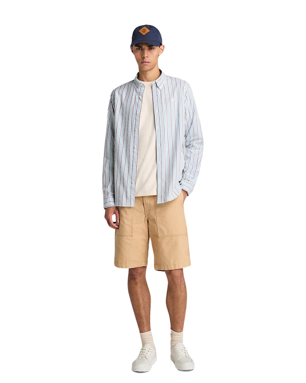 SHORT TIMBERLAND CARGO POPLIN BEIGE