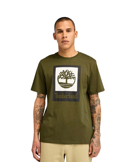 T-SHIRT TIMBERLAND SLEEVE KAKI