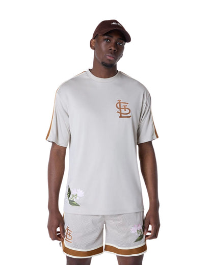 TSHIRT NEW ERA TEE FLORAL OS STL CARDINALS  CREME