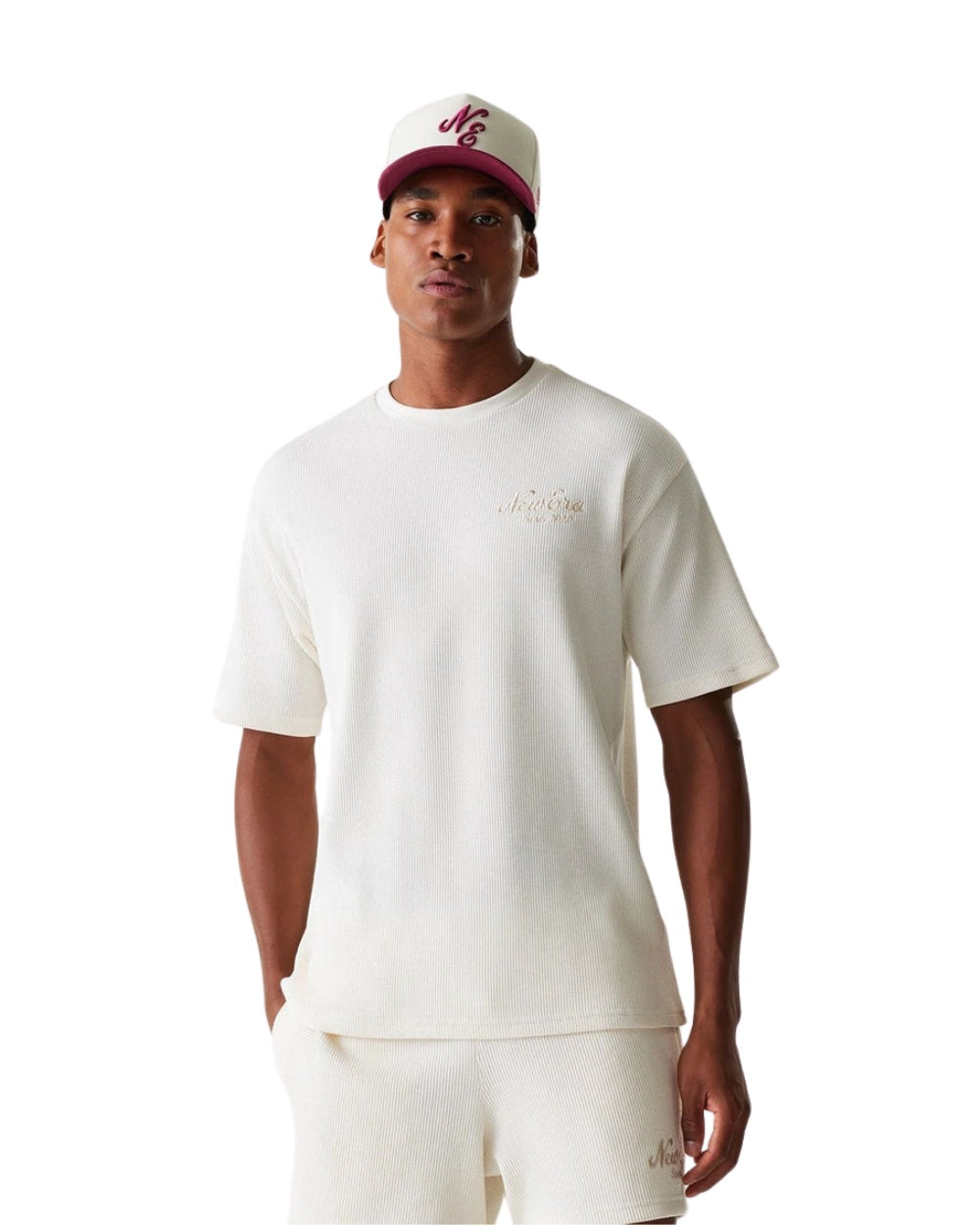 T-SHIRT NEW ERA WAFFLE BEIGE
