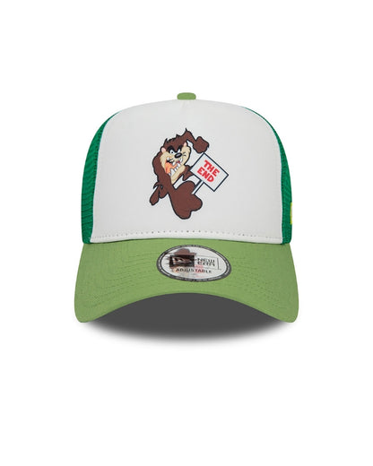 TRUCKER NEW ERA VERT/BLANC TAZ LOONEY