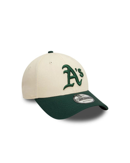 CASQUETTE 9FORTY CLR BLOCK OAKLAND A'S CREME/VERT