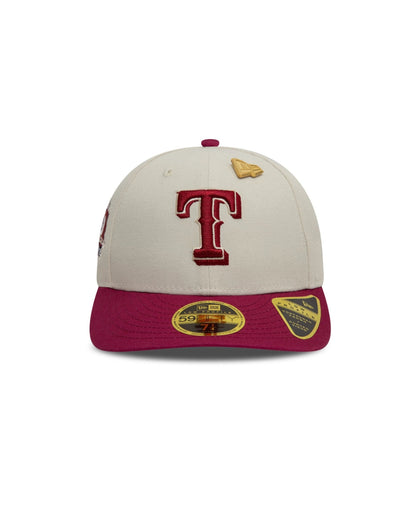 CASQUETTE NEW ERA 59 FIFTY LOW PROF TXS RANGERS