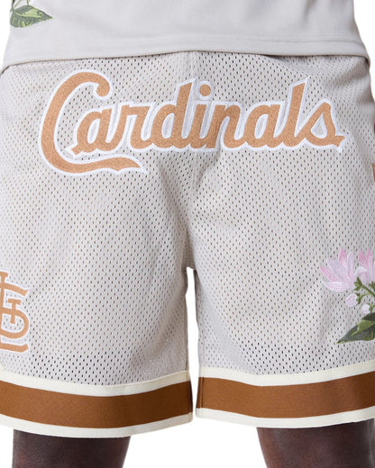 SHORT NEW ERA FLORAL MESH STL CARDINAL CREME