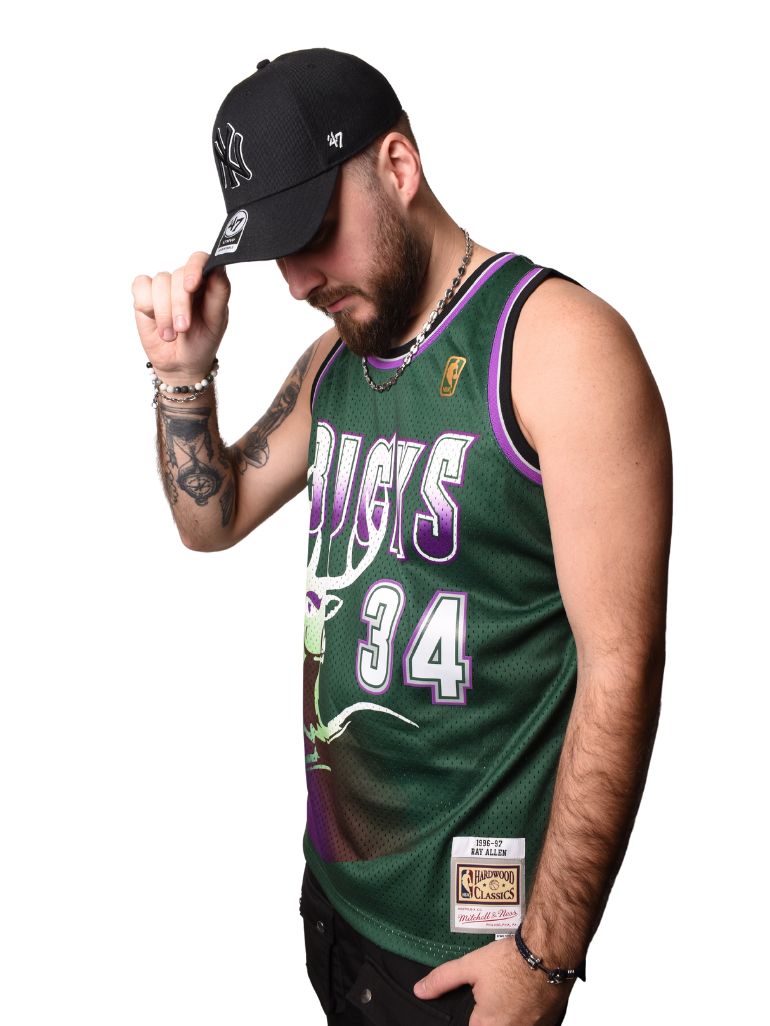 DEBARDEUR MITCHELL & NESS MILWAUKEE BUCKS "ALLEN" VERT