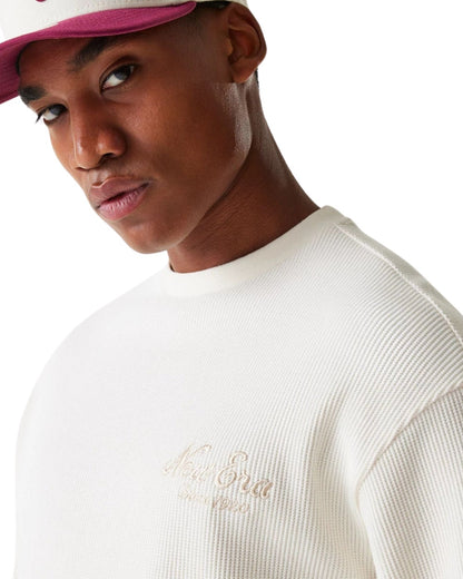 CREWNECK NEW ERA WAFFLE BEIGE