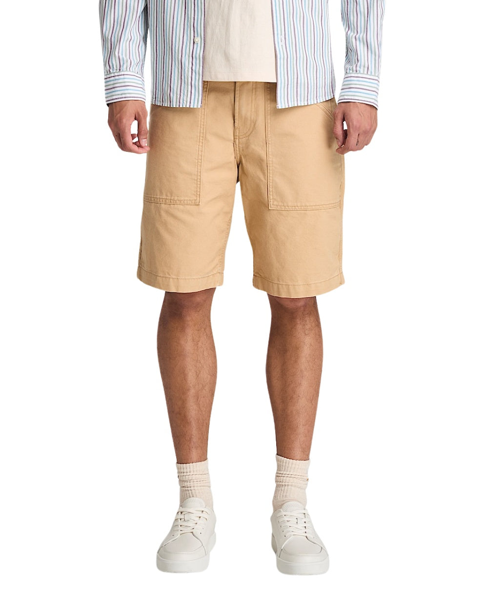 SHORT TIMBERLAND CARGO POPLIN BEIGE