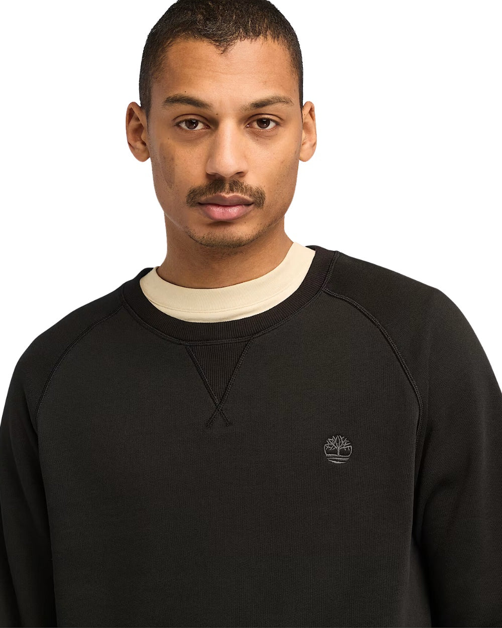 PULL EXET BRUSHED BACK CREW NOIR