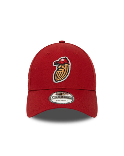 CASQUETTE MINOR LEAGUE MODESTO NUTS ROUGE 9FORTY