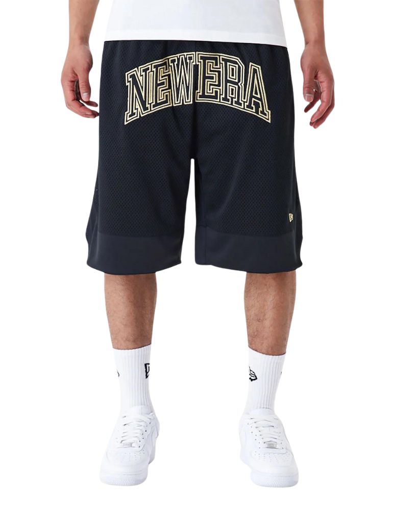 SHORT MESH NEW ERA ARCH LOGO NOIR