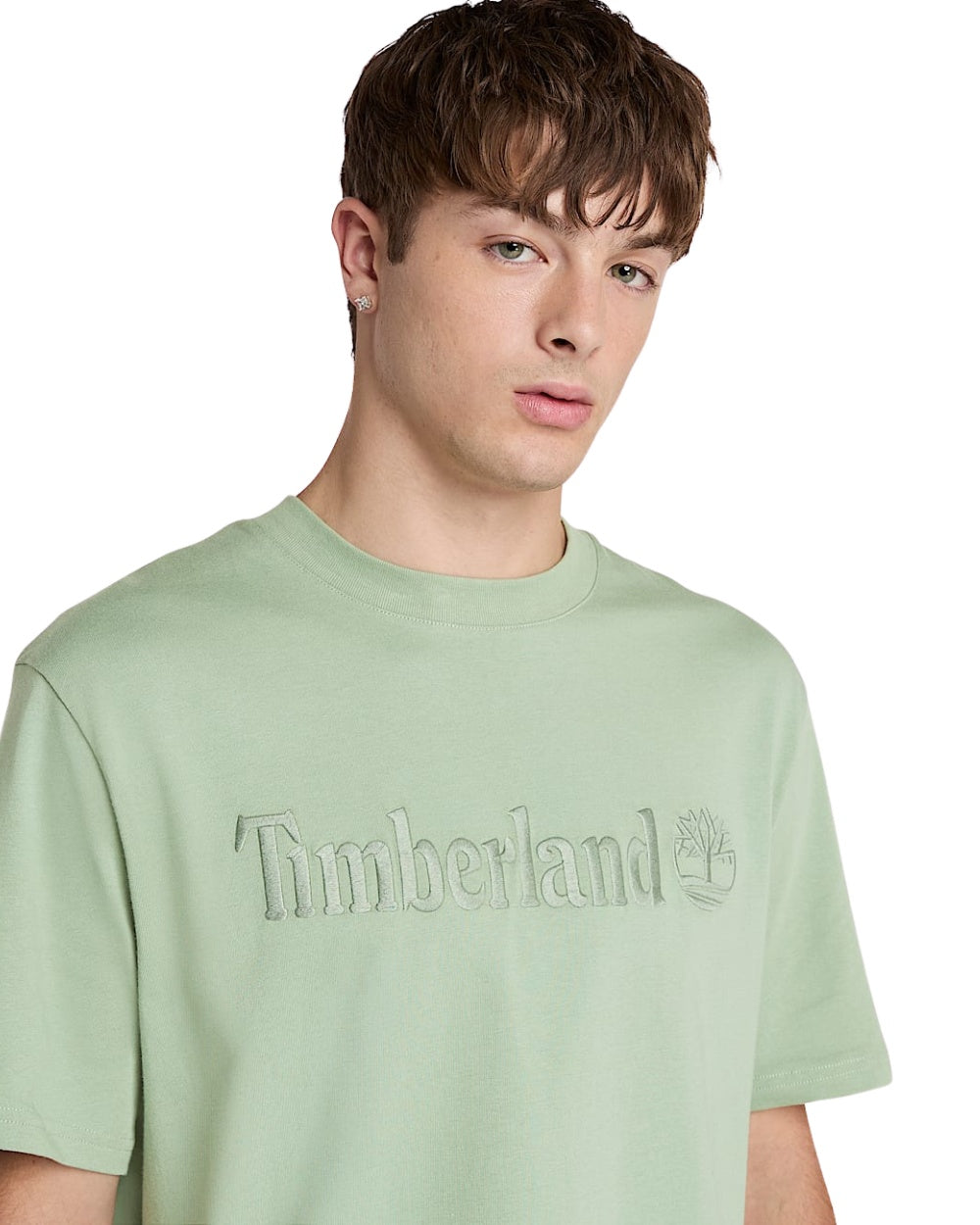 TSHIRT TIMBERLAND HAMP BRODE VERT