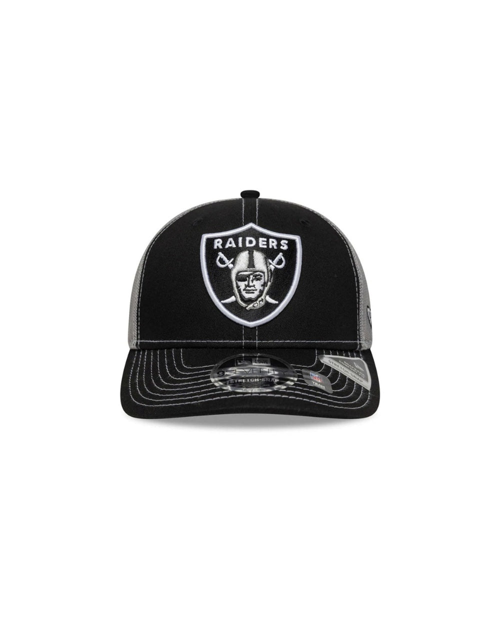 TRUCKER NEW ERA 9SEVENTY RAIDERS NOIRS/GRIS
