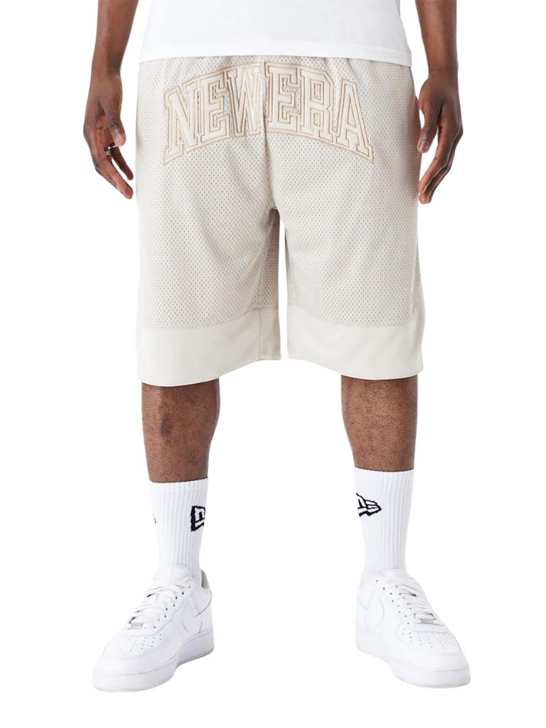 SHORT MESH NEW ERA ARCH LOGO BEIGE