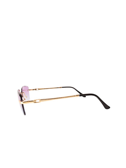 LUNETTES CENTRAL VISION VIOLET/BLEU RECTANGLE