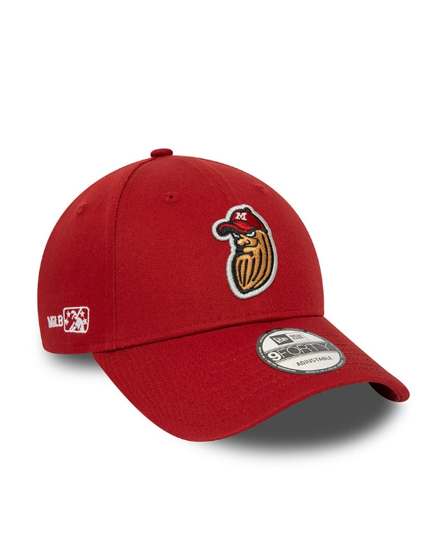 CASQUETTE MINOR LEAGUE MODESTO NUTS ROUGE 9FORTY