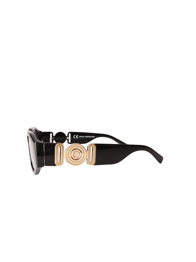 LUNETTES CENTRAL VISION NOIR OCTOGONE