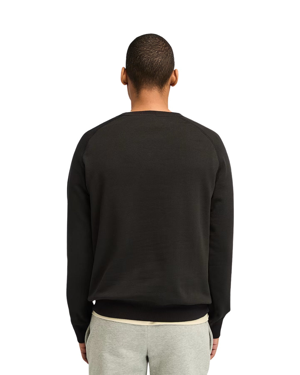 PULL EXET BRUSHED BACK CREW NOIR