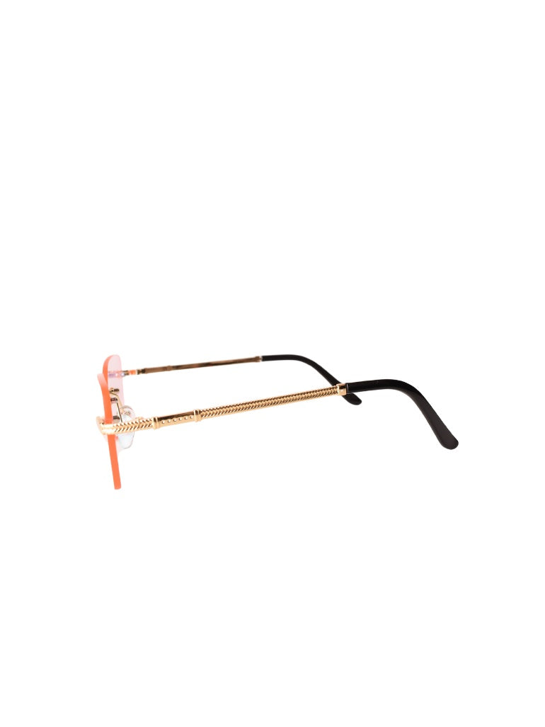 LUNETTES CENTRA VISION ORANGE RECTANGLE