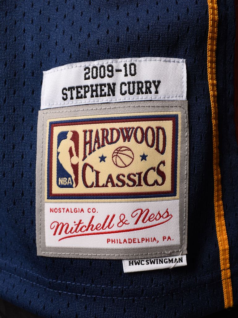 DEBARDEUR MITCHELL & NESS GOLDEN STATES WARRIORS CURRY BLEU