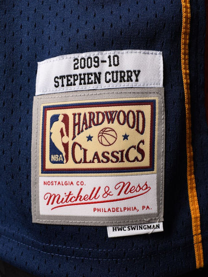 DEBARDEUR MITCHELL & NESS GOLDEN STATES WARRIORS CURRY BLEU