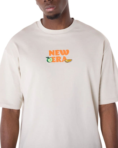 TSHIRT NEW ERA DRINK GRAPHIC BEIGE
