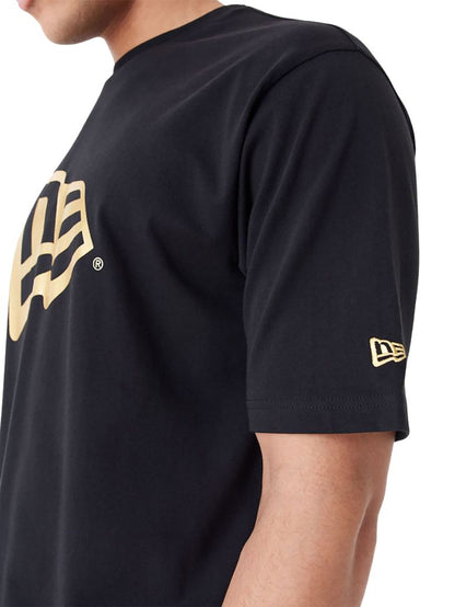 T-SHIRT NEW ERA FLAG NOIR