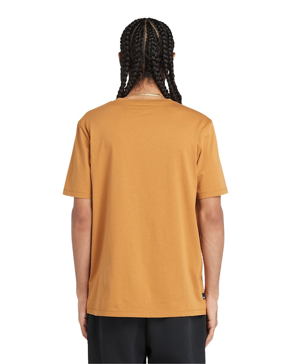 TSHIRT TIMBERLAND LINEAR LOGO SLEEVE MARRON