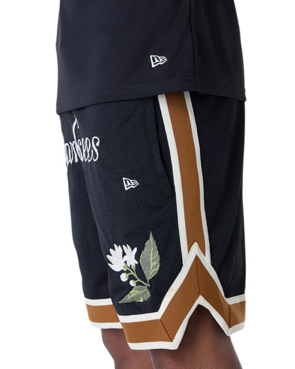 SHORT NEW ERA FLORAL MESH NY YANKEES NOIR