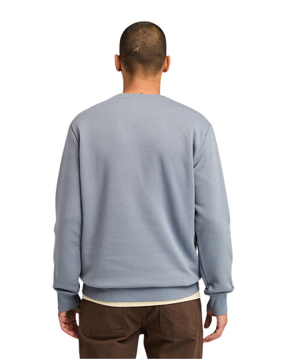 CREWNECK TIMBERLAND HAMP LOGO BRODE BLEU