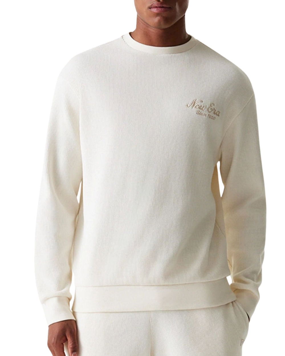 CREWNECK NEW ERA WAFFLE BEIGE