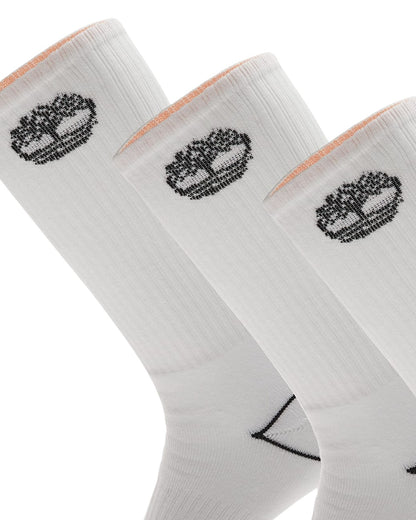 CHAUSSETTES TIMBERLAND BOWDEN CREW BLANCHES