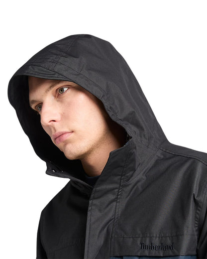 VESTE TIMBERLAND BENT WATERPROOF SHELL BLEU/NOIR