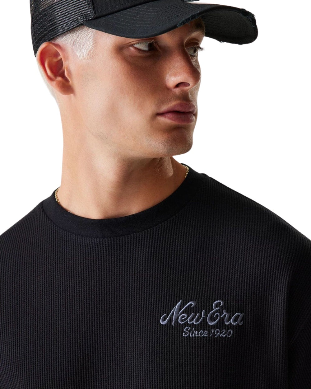 T-SHIRT NEW ERA WAFFLE NOIR