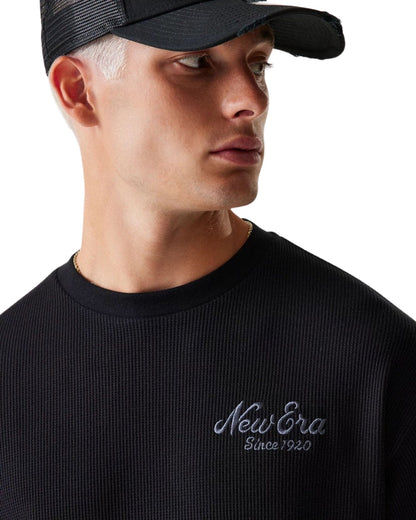 T-SHIRT NEW ERA WAFFLE NOIR